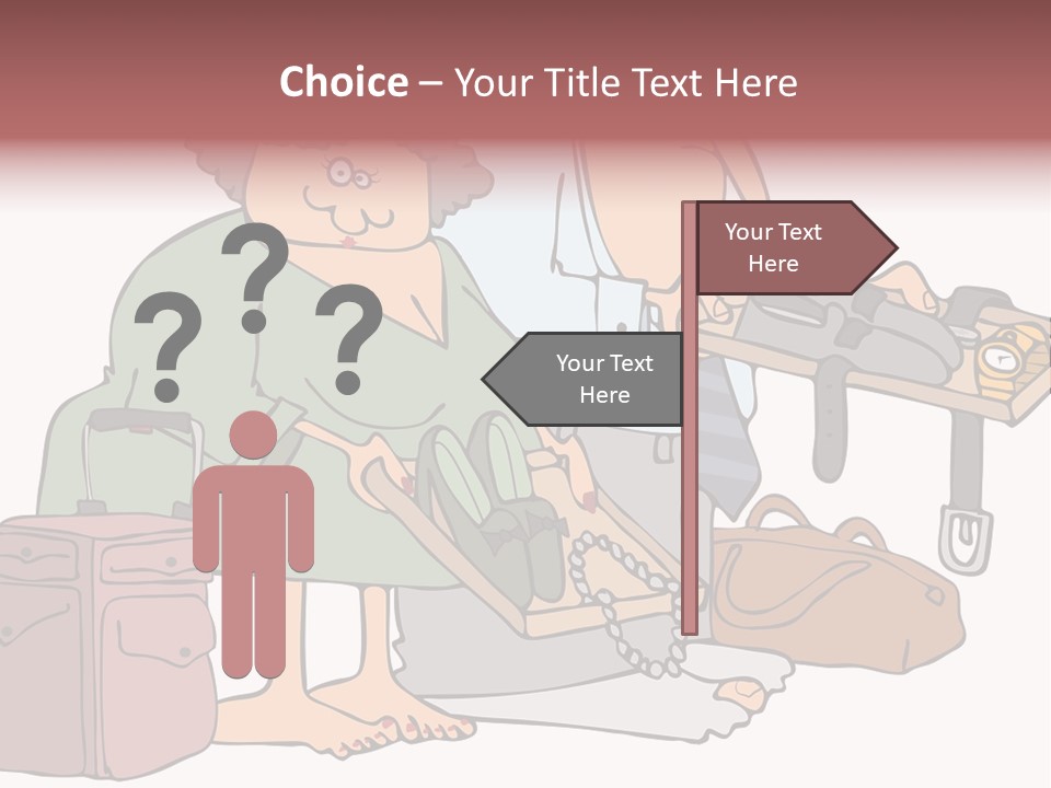 A Man And A Woman Are Talking To Each Other PowerPoint Template