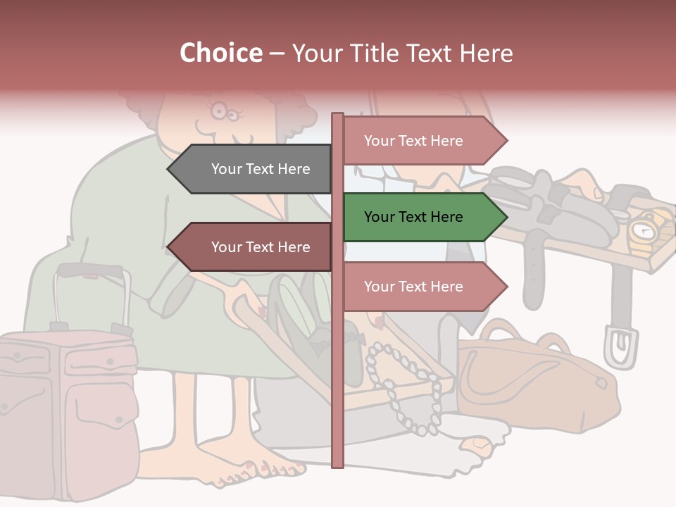 A Man And A Woman Are Talking To Each Other PowerPoint Template