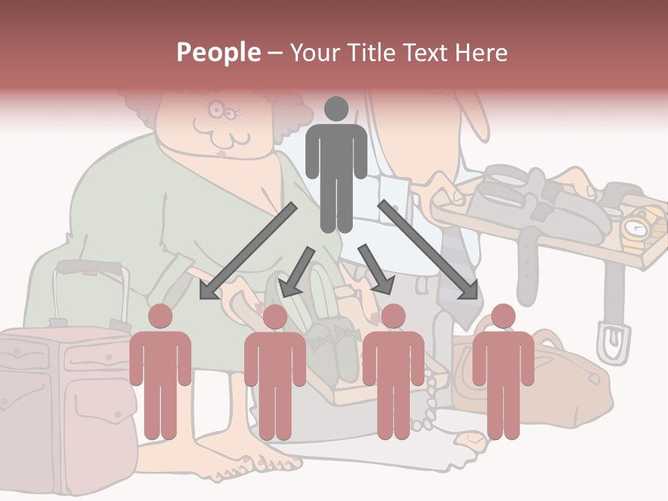 A Man And A Woman Are Talking To Each Other PowerPoint Template