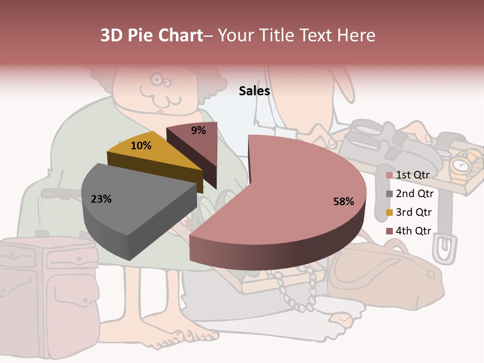 A Man And A Woman Are Talking To Each Other PowerPoint Template