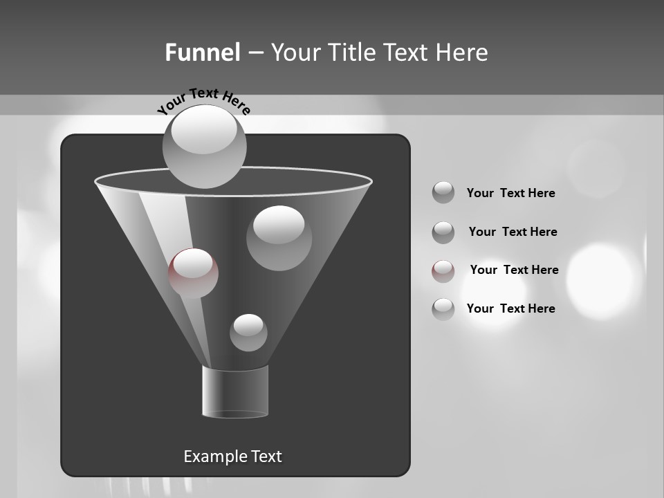 A Black And White Photo Of A Microphone PowerPoint Template