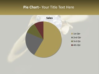 A Gold Ring With A White Diamond On It PowerPoint Template
