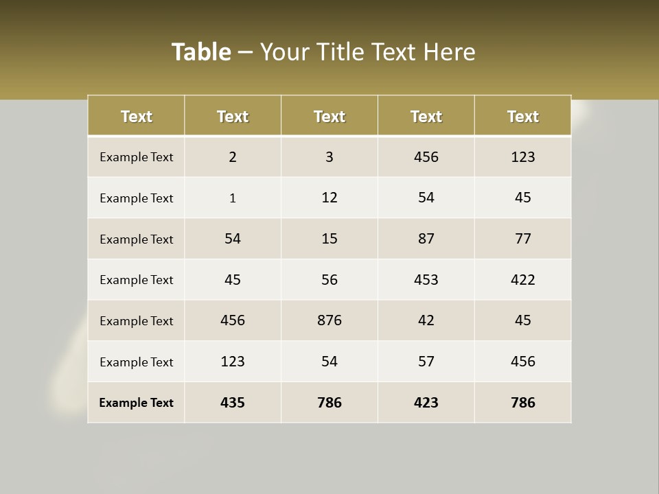 A Gold Ring With A White Diamond On It PowerPoint Template