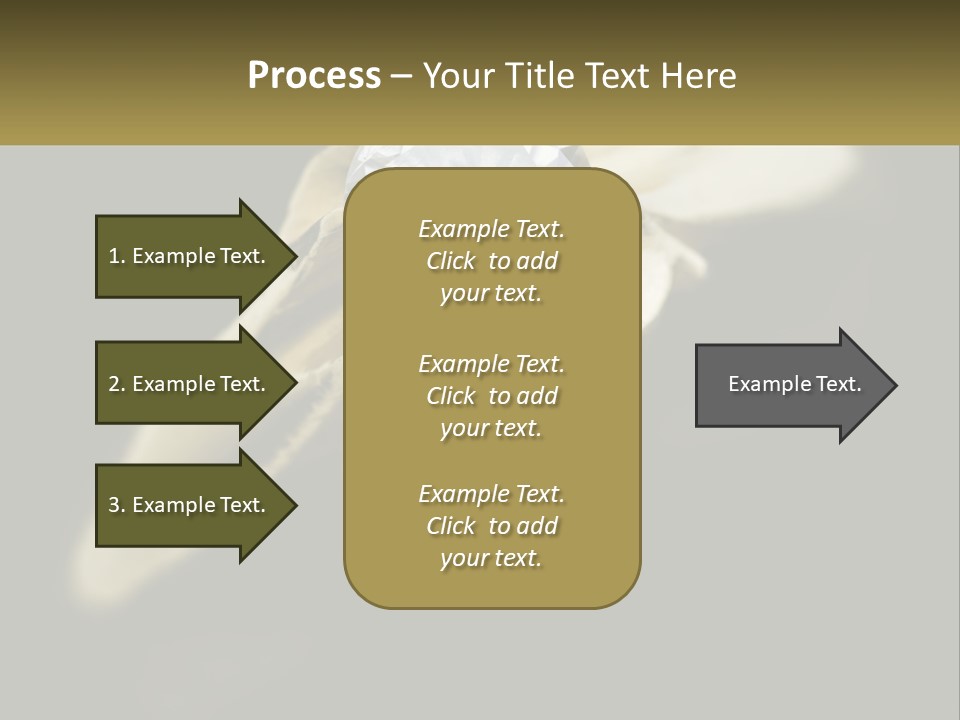 A Gold Ring With A White Diamond On It PowerPoint Template