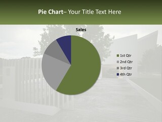 A Picture Of A Car Parked In A Driveway PowerPoint Template