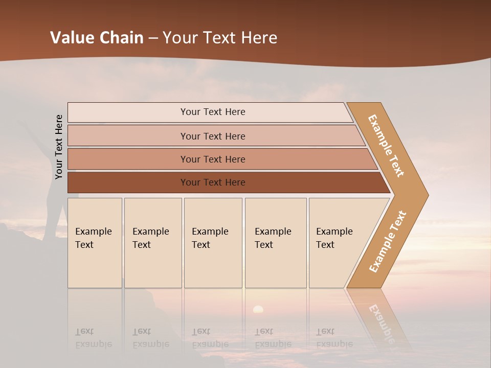 A Person Standing On Top Of A Rock Near The Ocean PowerPoint Template