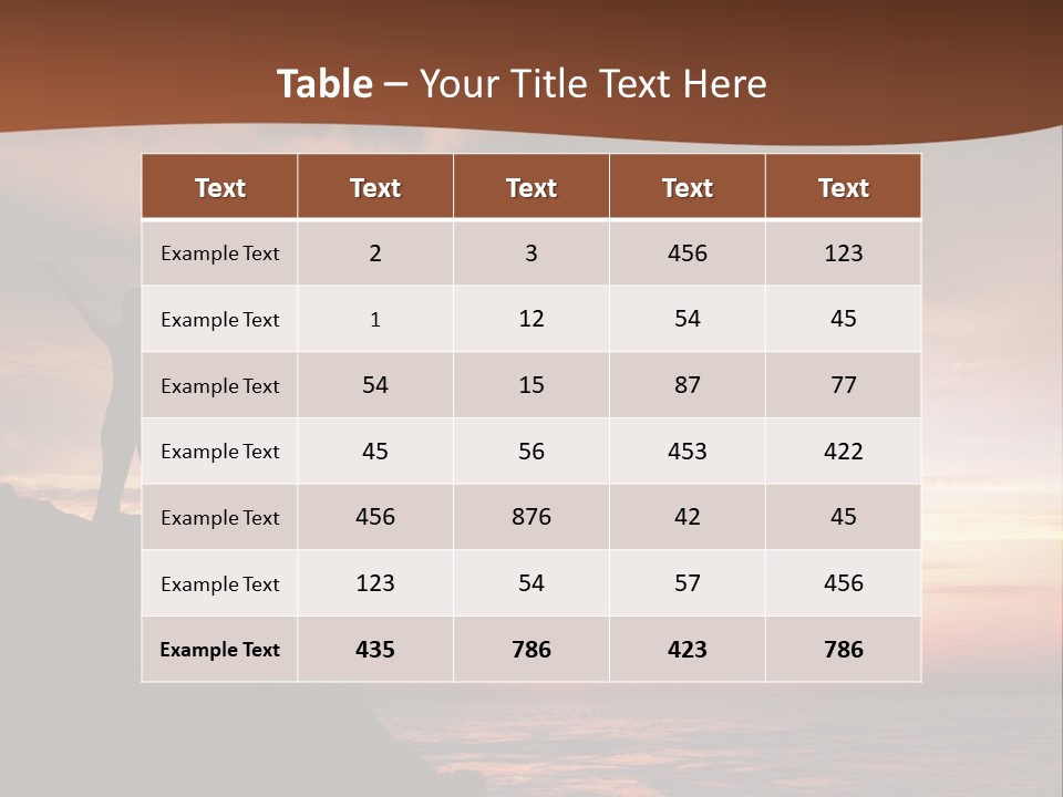 A Person Standing On Top Of A Rock Near The Ocean PowerPoint Template