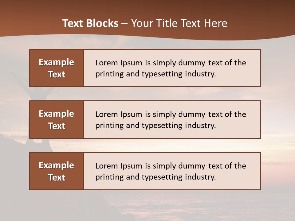 A Person Standing On Top Of A Rock Near The Ocean PowerPoint Template