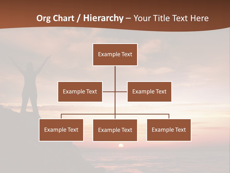 A Person Standing On Top Of A Rock Near The Ocean PowerPoint Template