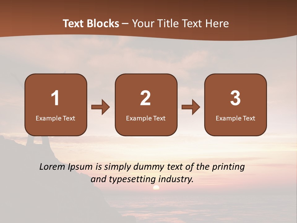 A Person Standing On Top Of A Rock Near The Ocean PowerPoint Template