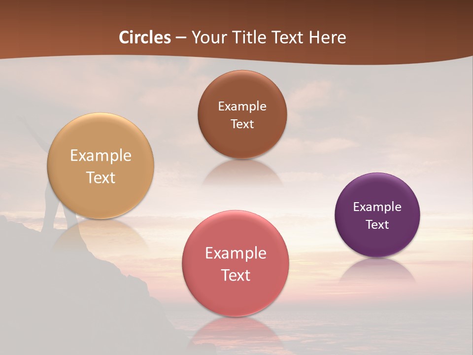 A Person Standing On Top Of A Rock Near The Ocean PowerPoint Template