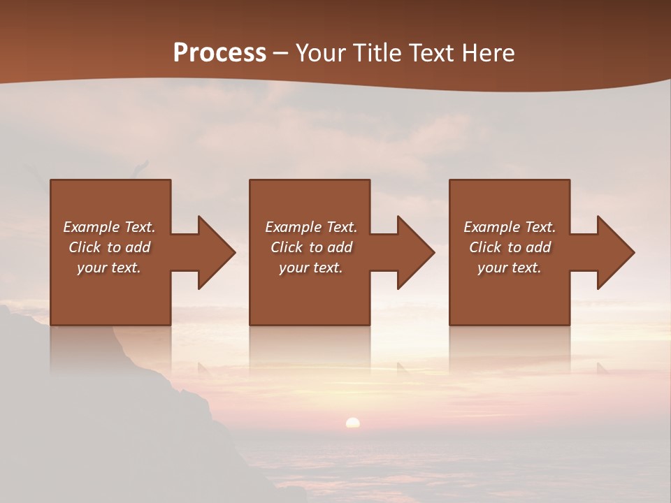 A Person Standing On Top Of A Rock Near The Ocean PowerPoint Template
