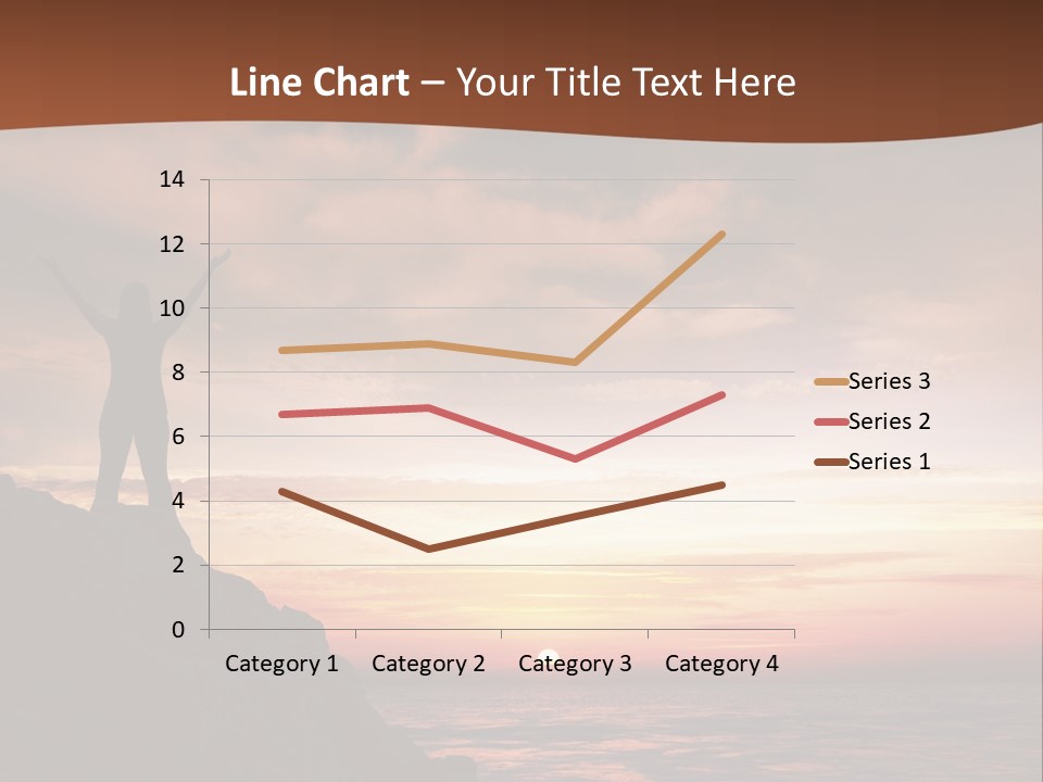 A Person Standing On Top Of A Rock Near The Ocean PowerPoint Template