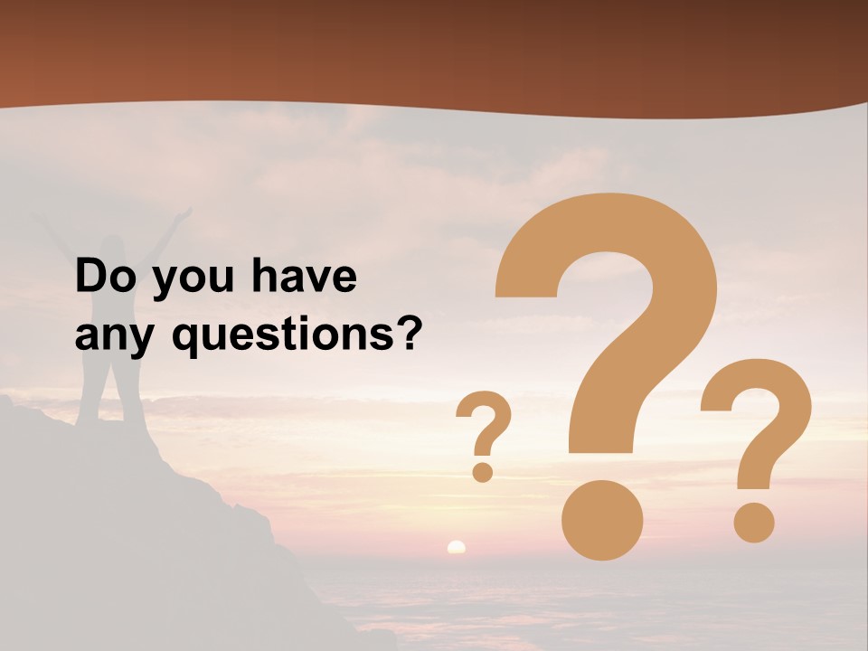 A Person Standing On Top Of A Rock Near The Ocean PowerPoint Template