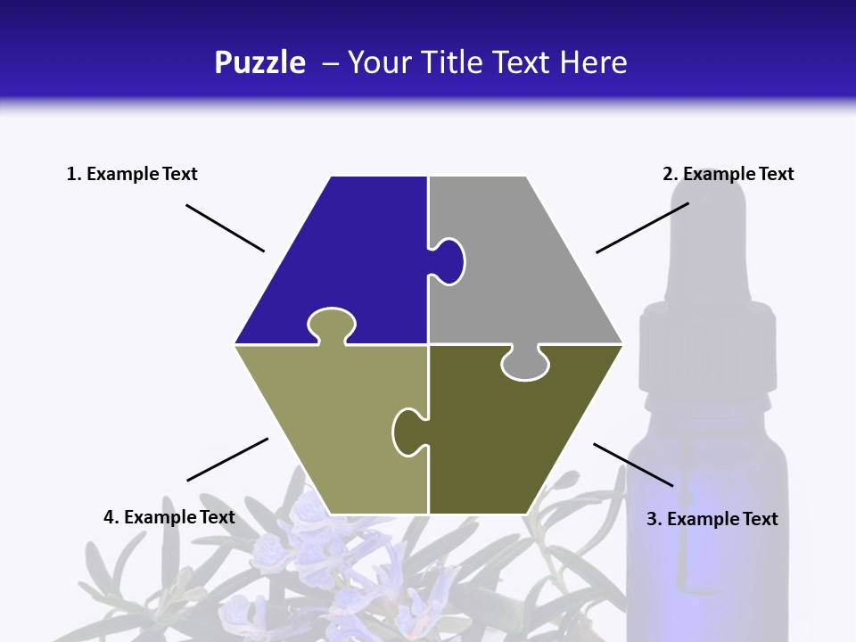 A Bottle Of Essential Oils Next To Some Flowers PowerPoint Template