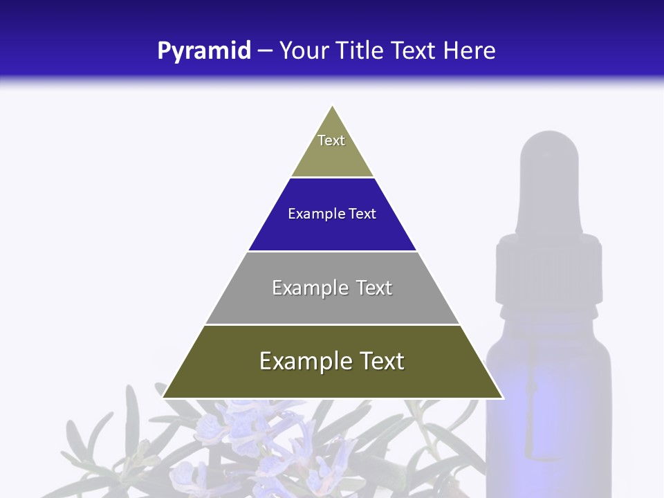 A Bottle Of Essential Oils Next To Some Flowers PowerPoint Template