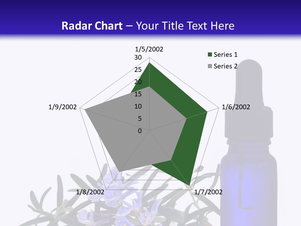 A Bottle Of Essential Oils Next To Some Flowers PowerPoint Template
