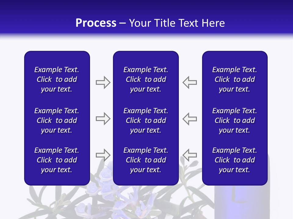 A Bottle Of Essential Oils Next To Some Flowers PowerPoint Template