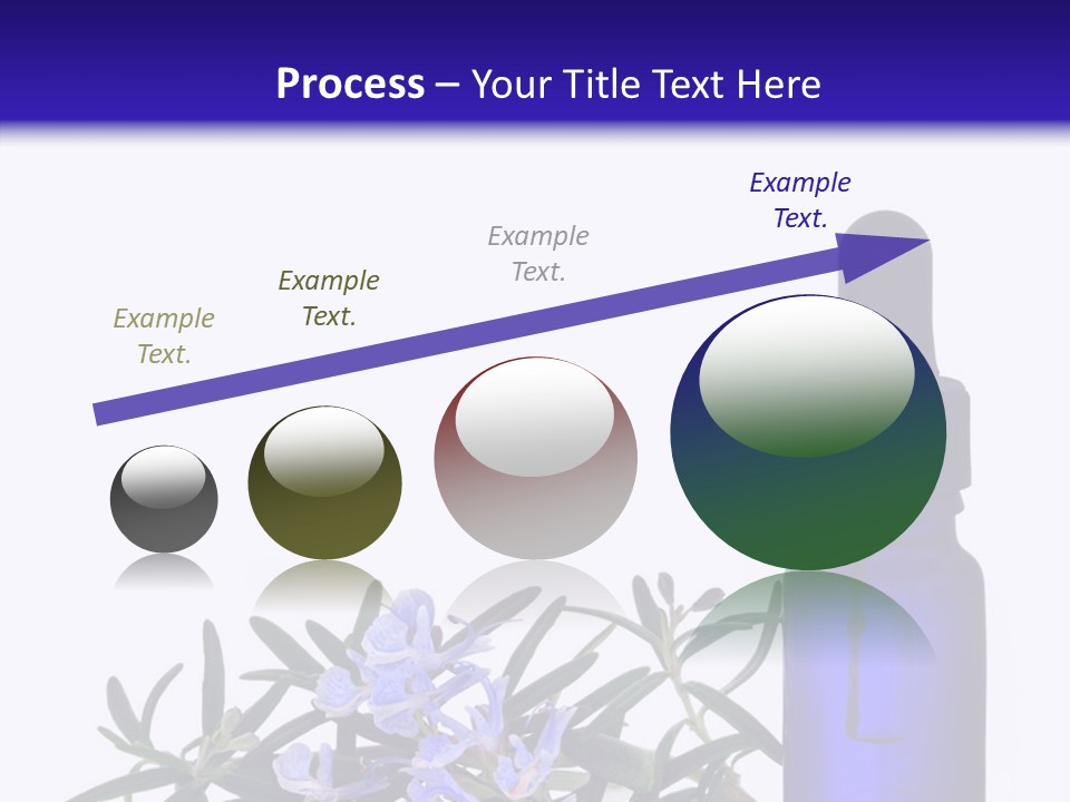 A Bottle Of Essential Oils Next To Some Flowers PowerPoint Template