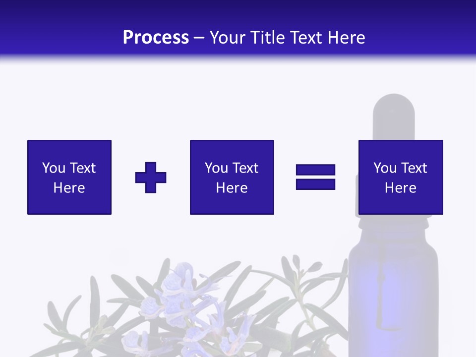 A Bottle Of Essential Oils Next To Some Flowers PowerPoint Template