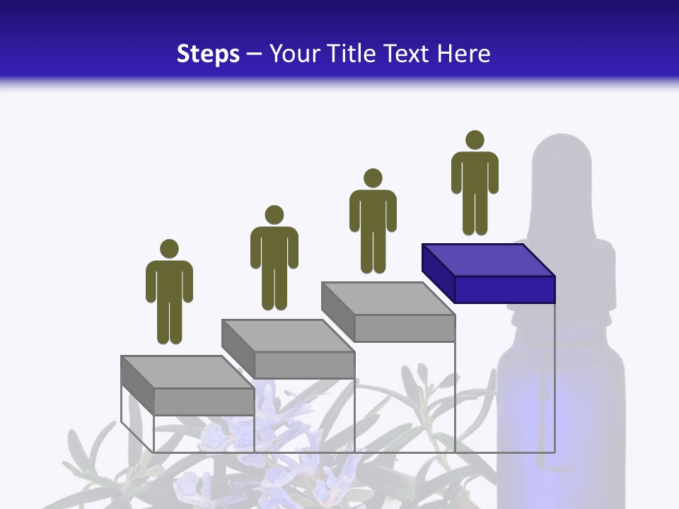 A Bottle Of Essential Oils Next To Some Flowers PowerPoint Template