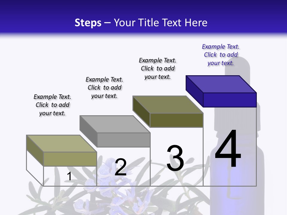 A Bottle Of Essential Oils Next To Some Flowers PowerPoint Template