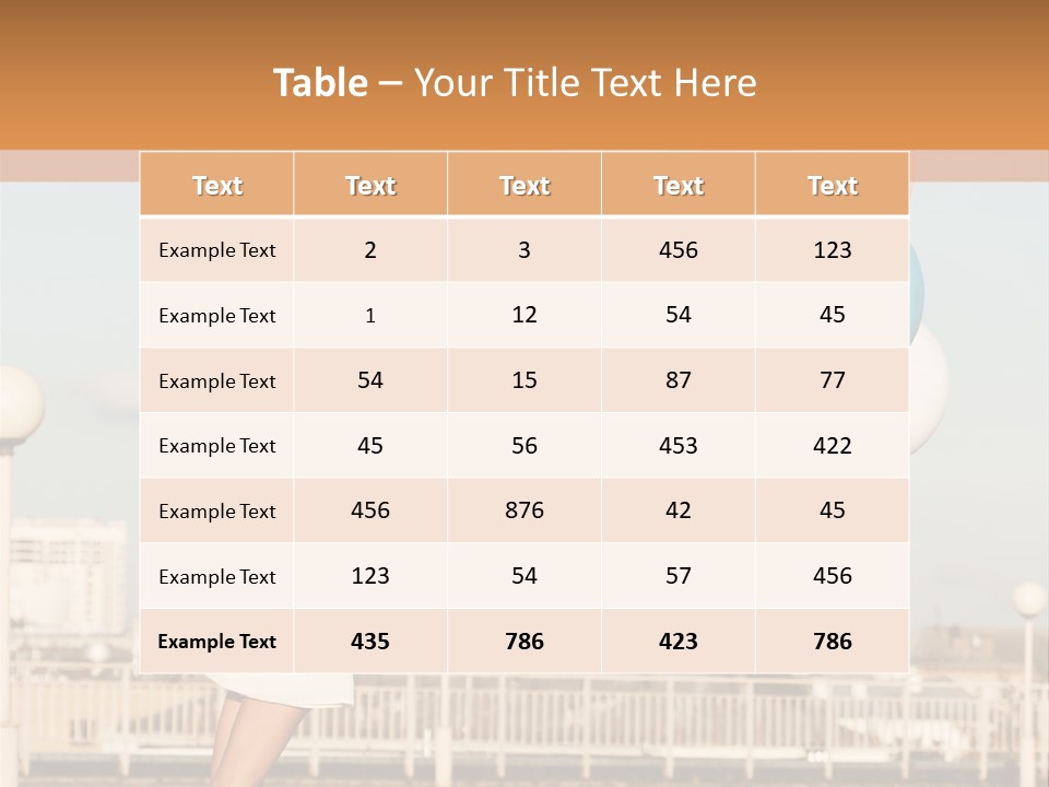 A Woman Holding A Bunch Of Balloons In Her Hand PowerPoint Template