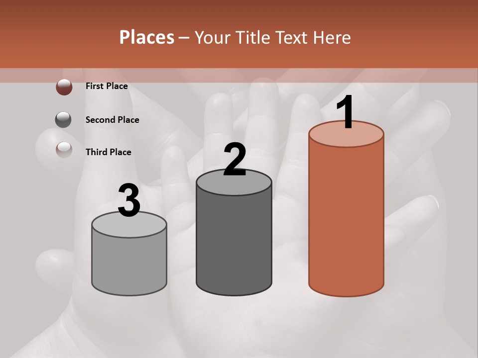 A Group Of Hands Holding A Red Heart Powerpoint Template PowerPoint Template