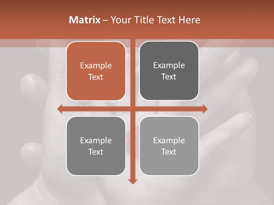 A Group Of Hands Holding A Red Heart Powerpoint Template PowerPoint Template