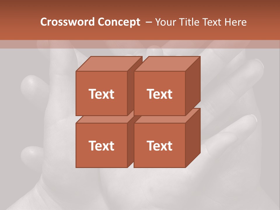 A Group Of Hands Holding A Red Heart Powerpoint Template PowerPoint Template