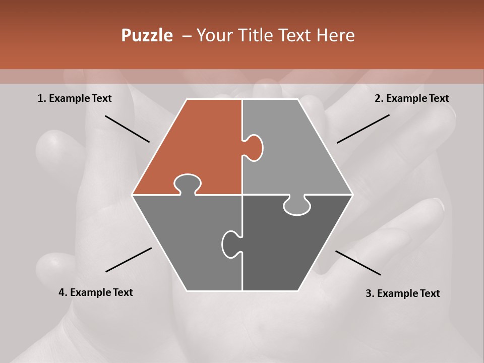 A Group Of Hands Holding A Red Heart Powerpoint Template PowerPoint Template