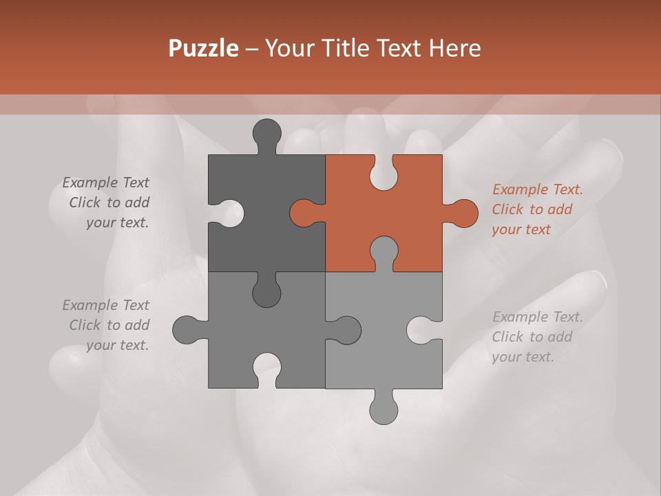 A Group Of Hands Holding A Red Heart Powerpoint Template PowerPoint Template