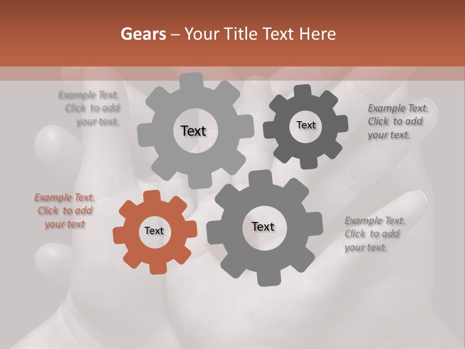 A Group Of Hands Holding A Red Heart Powerpoint Template PowerPoint Template