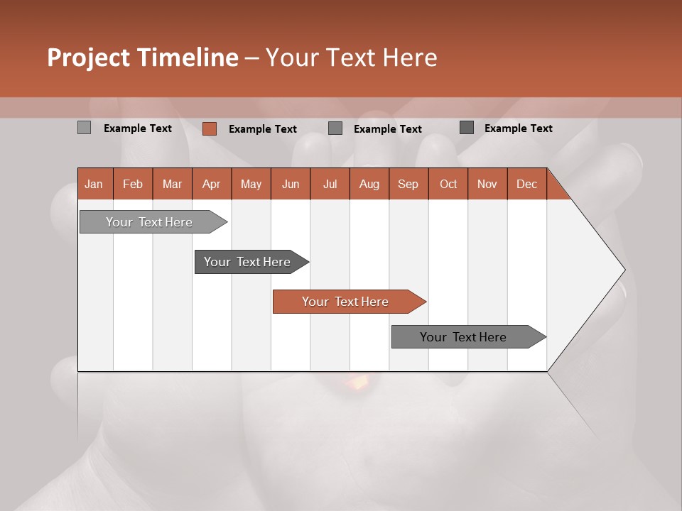 A Group Of Hands Holding A Red Heart Powerpoint Template PowerPoint Template