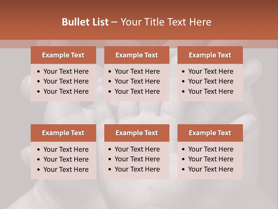 A Group Of Hands Holding A Red Heart Powerpoint Template PowerPoint Template