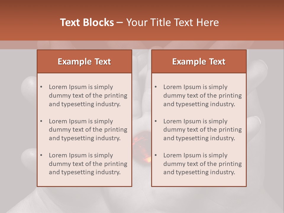 A Group Of Hands Holding A Red Heart Powerpoint Template PowerPoint Template