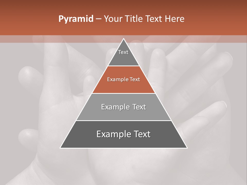 A Group Of Hands Holding A Red Heart Powerpoint Template PowerPoint Template