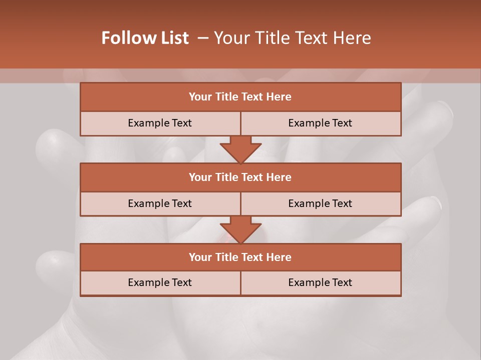 A Group Of Hands Holding A Red Heart Powerpoint Template PowerPoint Template