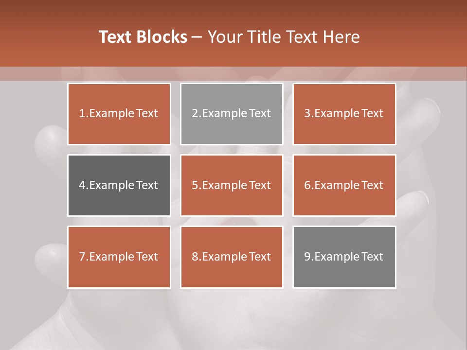 A Group Of Hands Holding A Red Heart Powerpoint Template PowerPoint Template