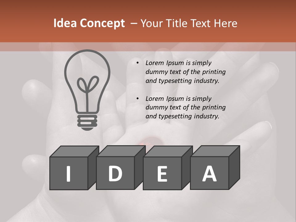 A Group Of Hands Holding A Red Heart Powerpoint Template PowerPoint Template