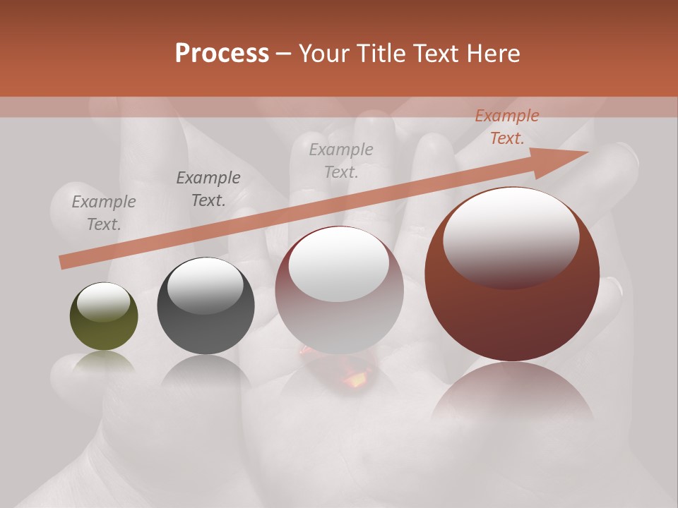 A Group Of Hands Holding A Red Heart Powerpoint Template PowerPoint Template