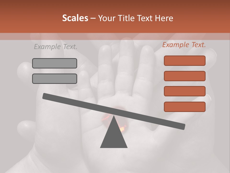 A Group Of Hands Holding A Red Heart Powerpoint Template PowerPoint Template