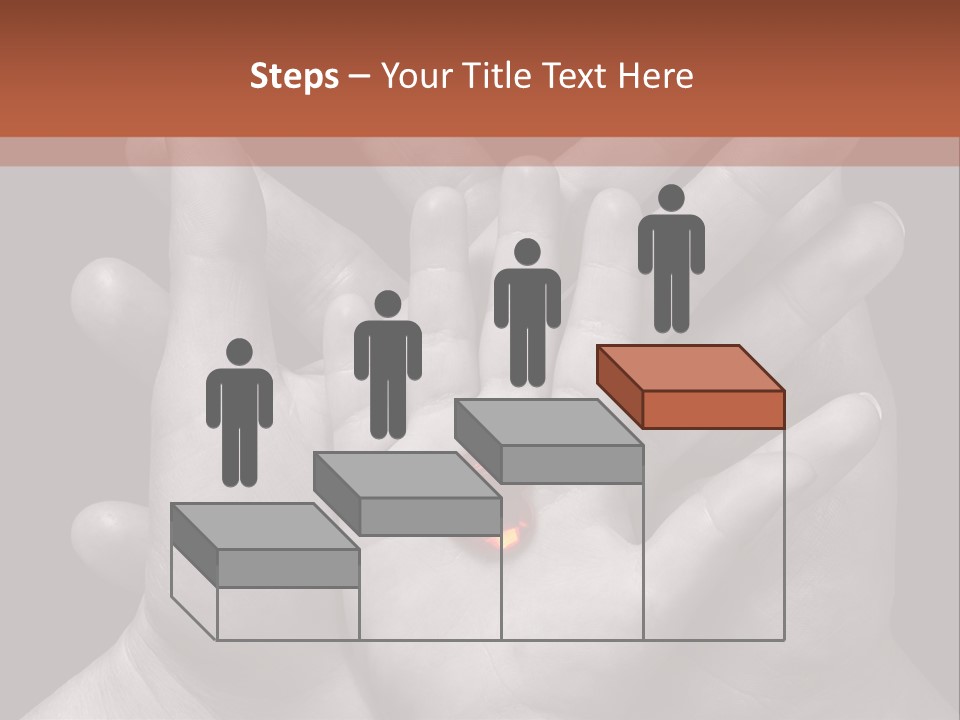 A Group Of Hands Holding A Red Heart Powerpoint Template PowerPoint Template