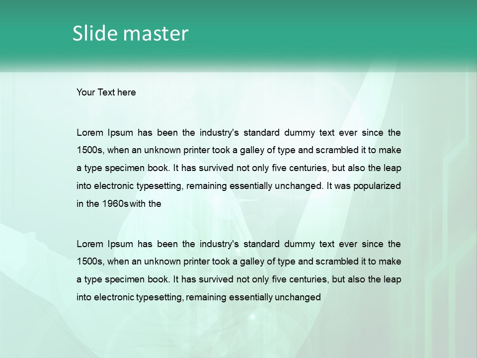 A Person Holding A Tennis Racquet On A Green Background PowerPoint Template