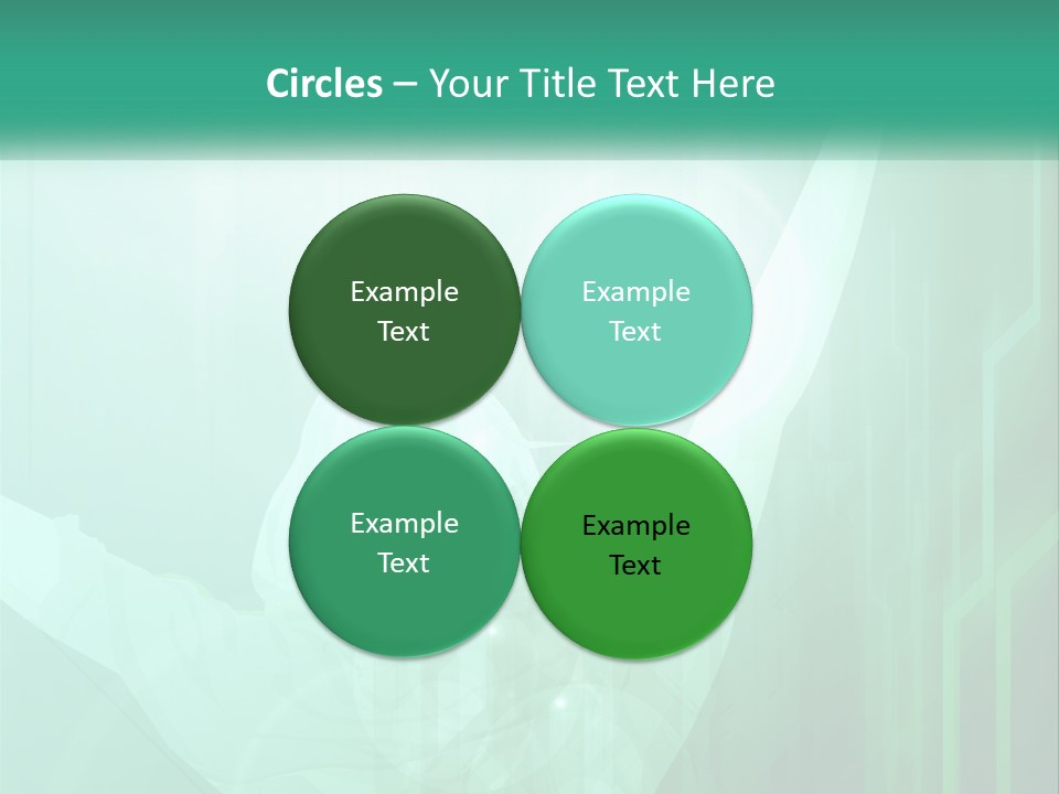 A Person Holding A Tennis Racquet On A Green Background PowerPoint Template