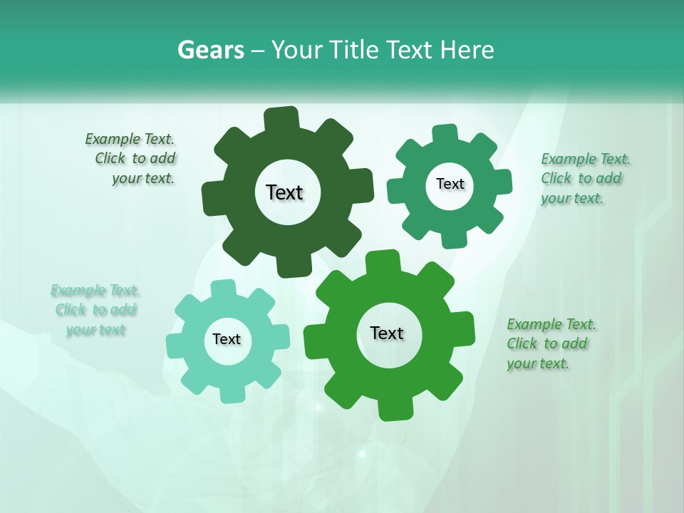 A Person Holding A Tennis Racquet On A Green Background PowerPoint Template