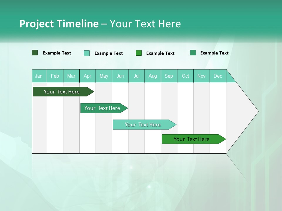 A Person Holding A Tennis Racquet On A Green Background PowerPoint Template