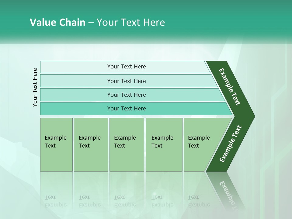 A Person Holding A Tennis Racquet On A Green Background PowerPoint Template