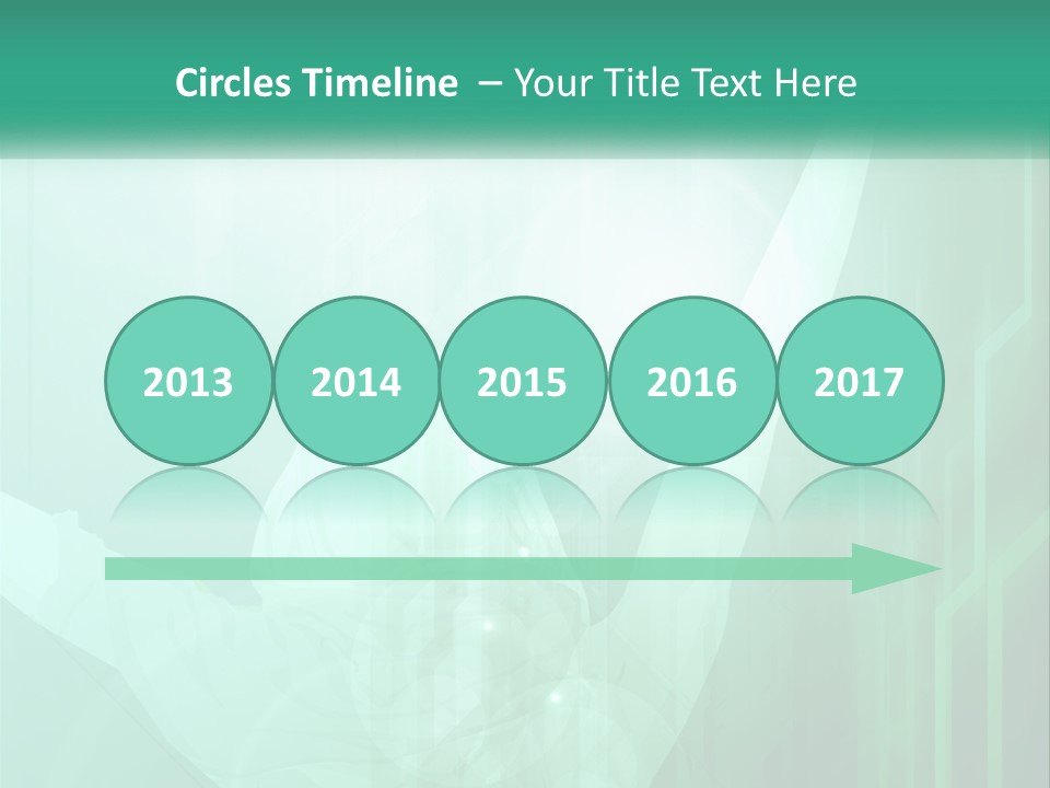 A Person Holding A Tennis Racquet On A Green Background PowerPoint Template