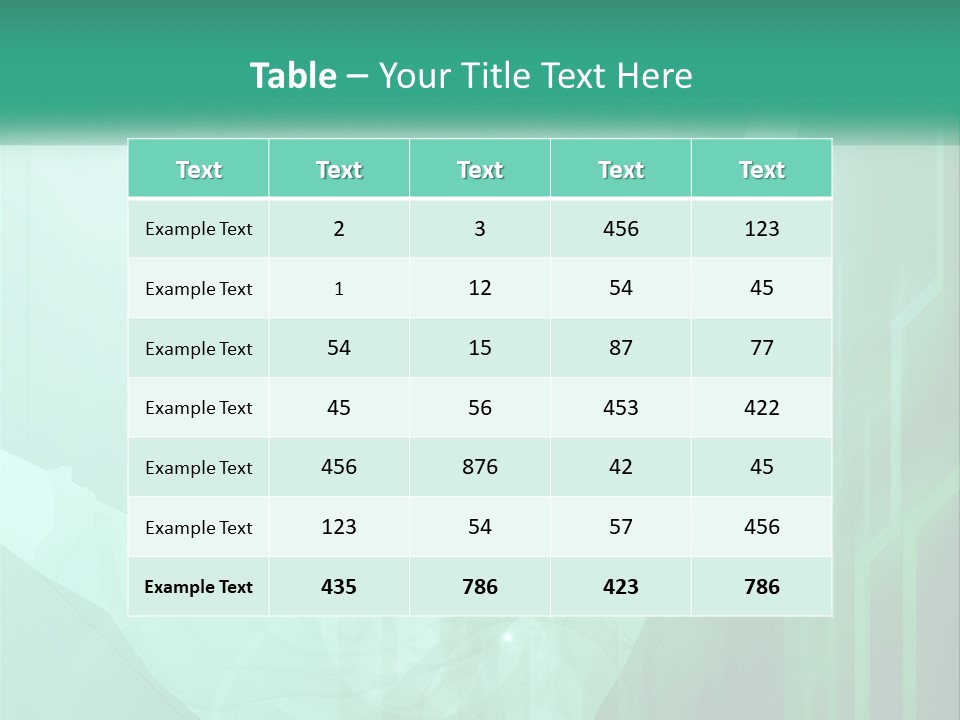A Person Holding A Tennis Racquet On A Green Background PowerPoint Template